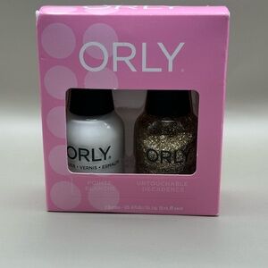 ORLY Nail Polish Set - White and Gold